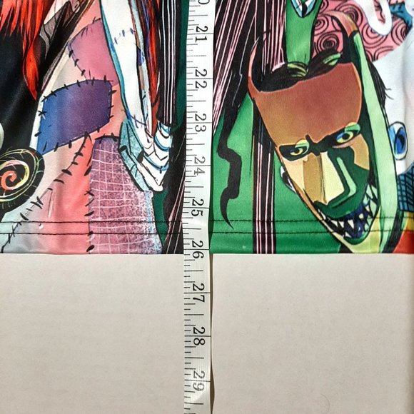 XL Nightmare before Christmas shirt All over print front and back bright colors - Picture 9 of 9